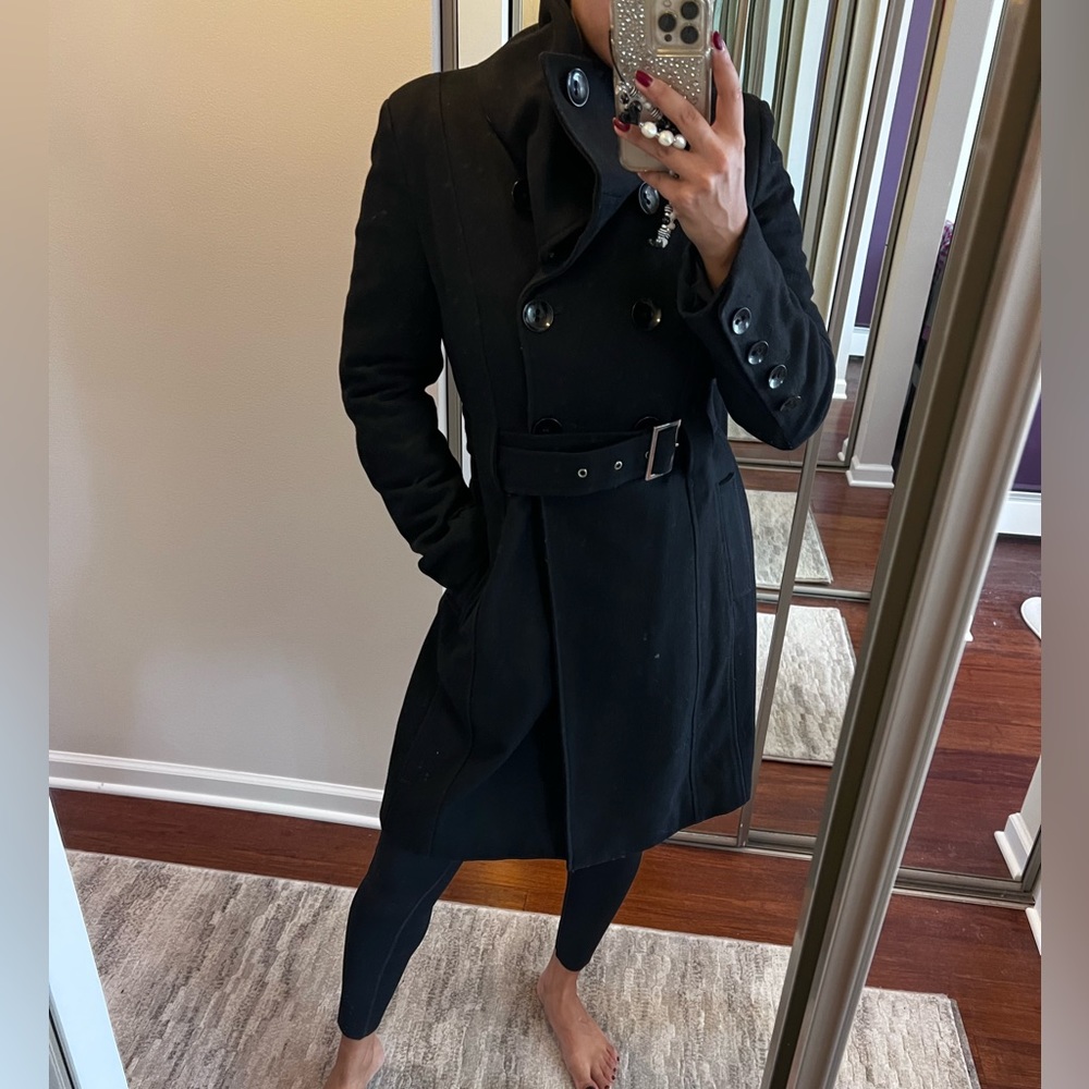 Black coat from Guess